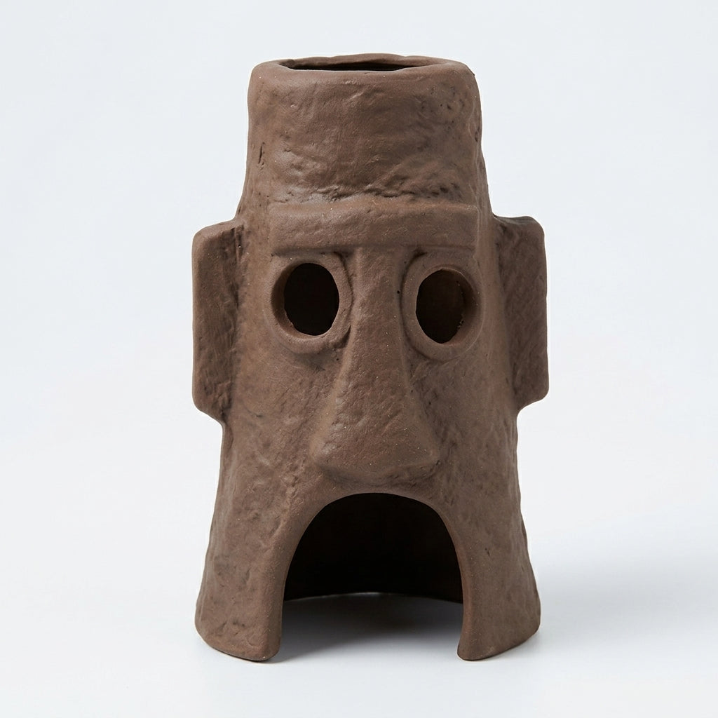 Papillon Moai-Höhle Keramik Aquarium Dekoration von Papillon