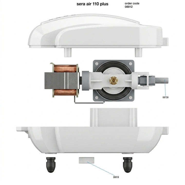 sera air plus Luftpumpe Membranpumpe von sera