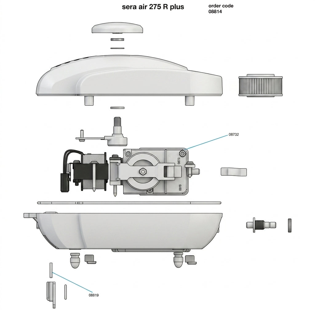 sera air plus Luftpumpe Membranpumpe von sera