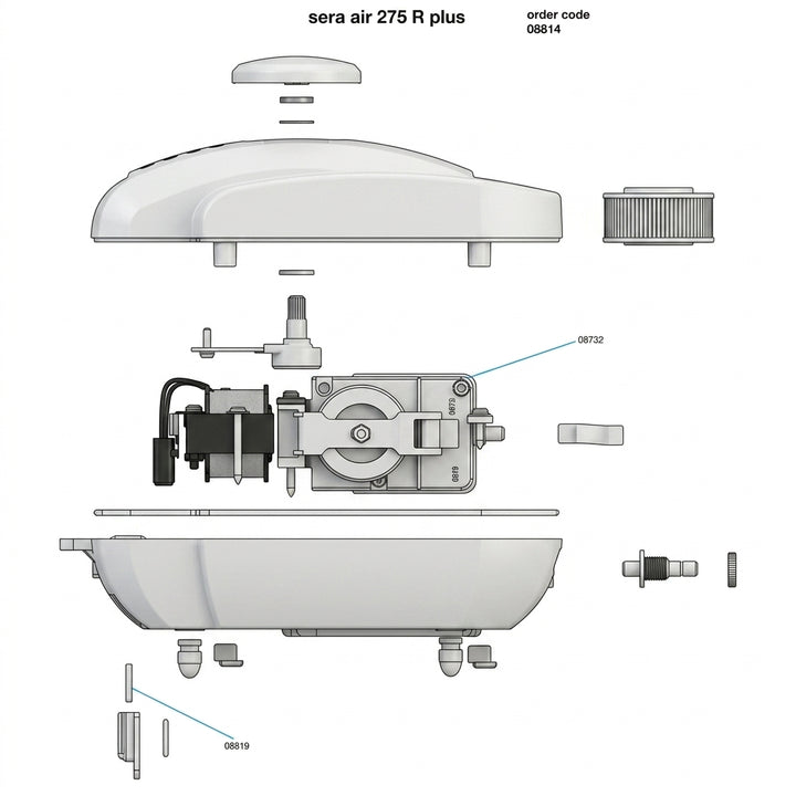 sera air plus Luftpumpe Membranpumpe von sera