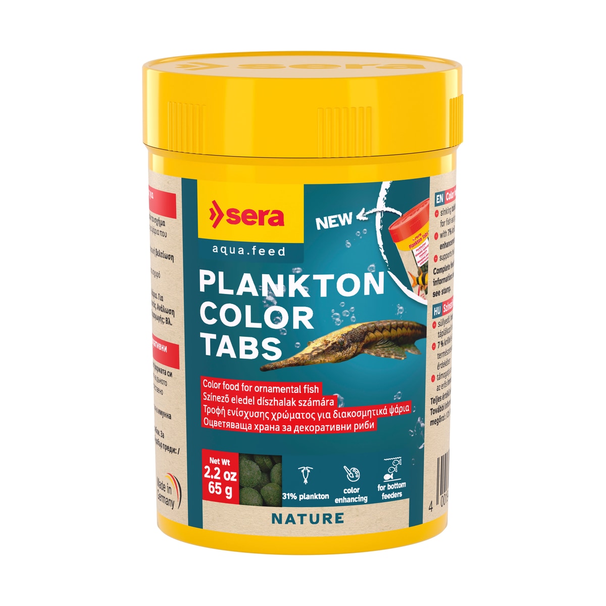 sera Plankton Color Tabs 100 ml (65g) – Natürliches Farbfutter für Bodenfische & Wirbellose - Hauptbild - sera-plankton-color-tabs-100-ml-65g-01-hauptbild.jpg
