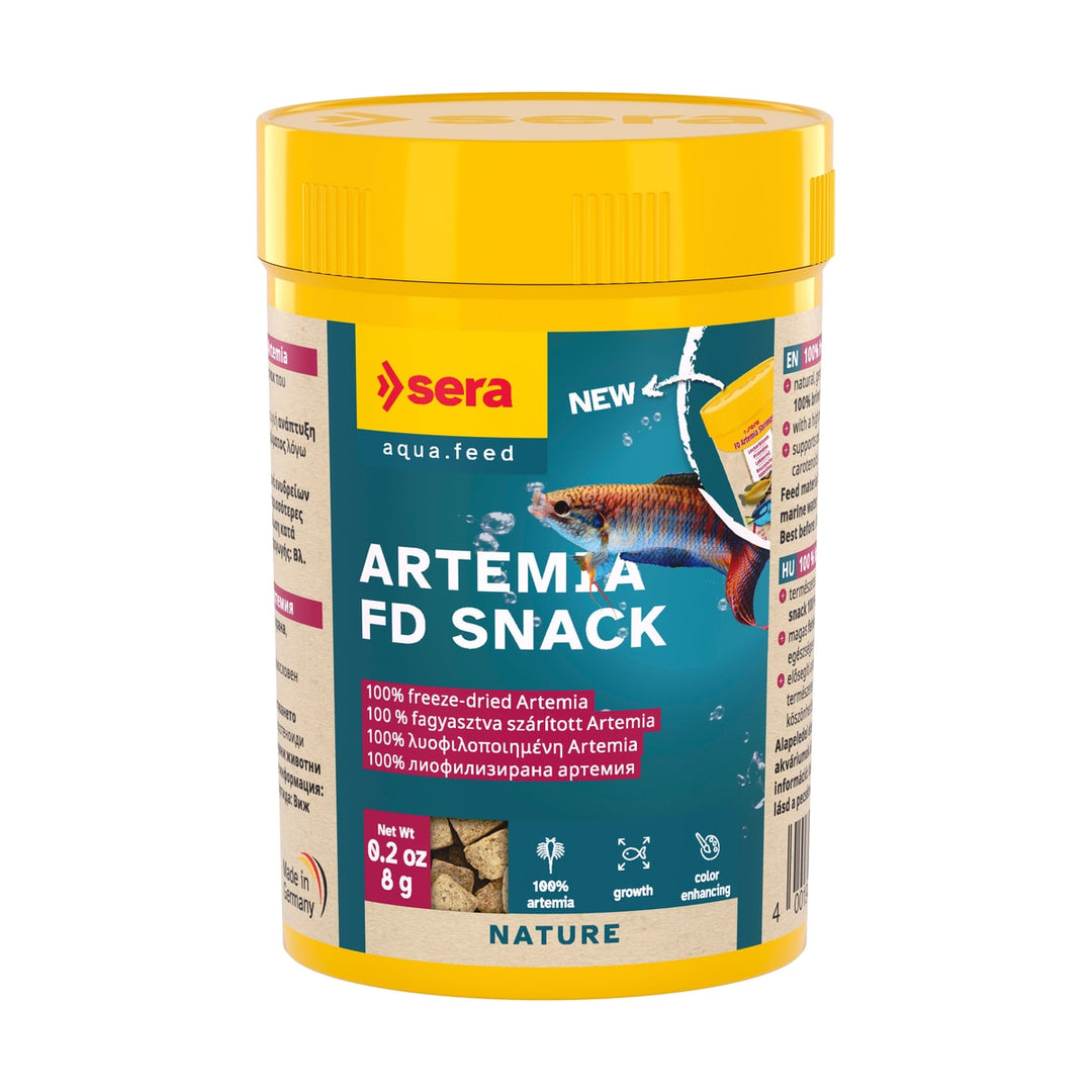 sera Artemia FD Snack 100ml (8g) – Natürlicher Gefriergetrockneter Salinenkrebs Snack für Zierfische - Hauptbild - sera-sera-artemia-fd-snack-100-ml-8-g-01-hauptbild.jpg