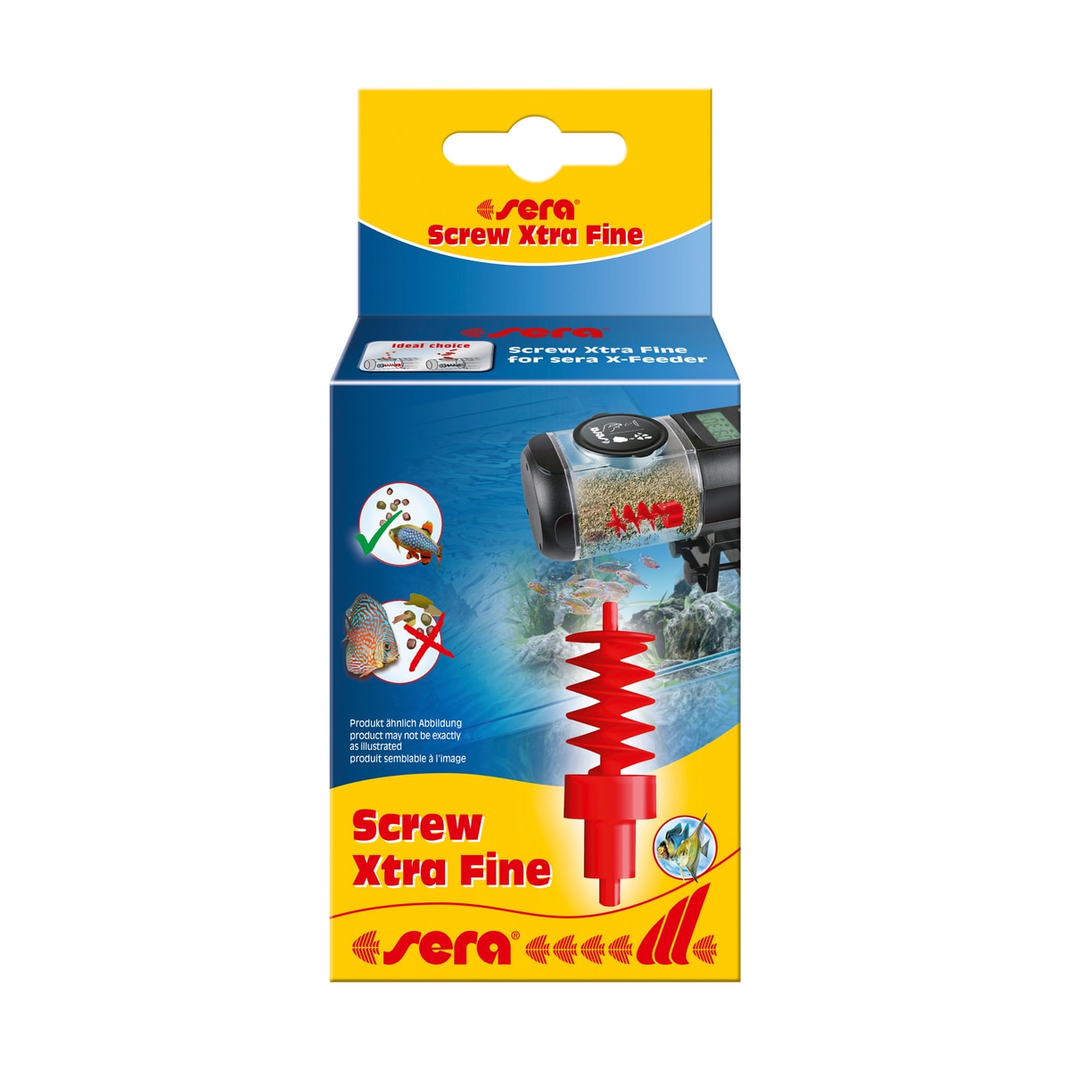 sera Screw Xtra Fine Förderschnecke für X-Feeder – Präzise Feinfutterdosierung (0,1-1mm) - Hauptbild - sera-sera-screw-xtra-fine-fr-granulatgre-01-1-mm-01-hauptbild.jpg
