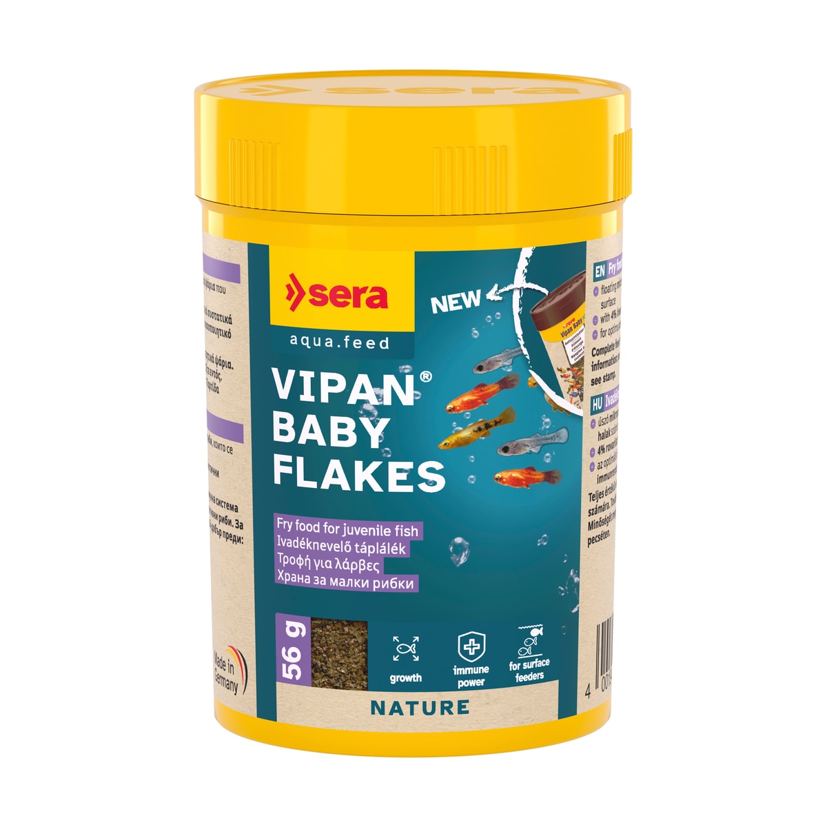 sera Vipan Baby Flakes Nature – Premium Aufzuchtfutter für Jungfische 50ml (30g) - Hauptbild - sera-sera-vipan-baby-flakes-nature-50-ml-1-oz-01-hauptbild.jpg