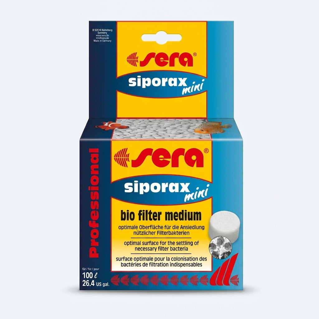 sera siporax mini Professional - Bio filter medium - 500 ml (130 g) Reichweite:100L von sera