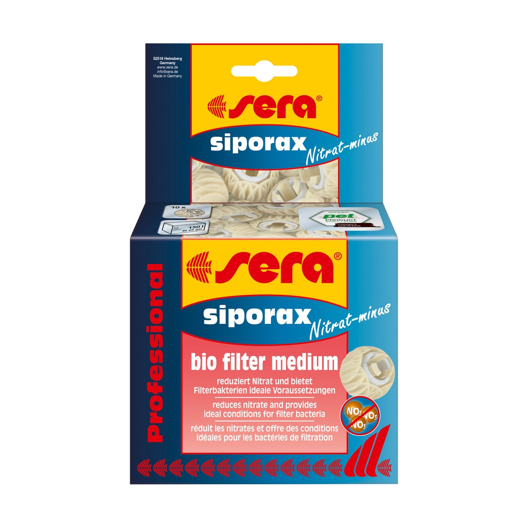 sera siporax Nitrate-minus Professional Biologisches Filtermedium 500ml / 145g - square product image - sera-siporax-nitrate-minus-professional-square-01.jpeg
