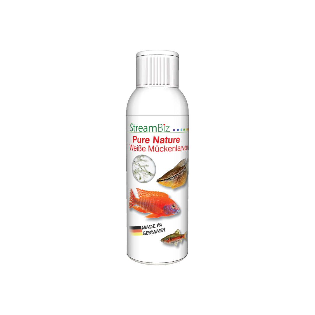 Pure Nature Weiße Mückenlarven 100 ml von StreamBiz