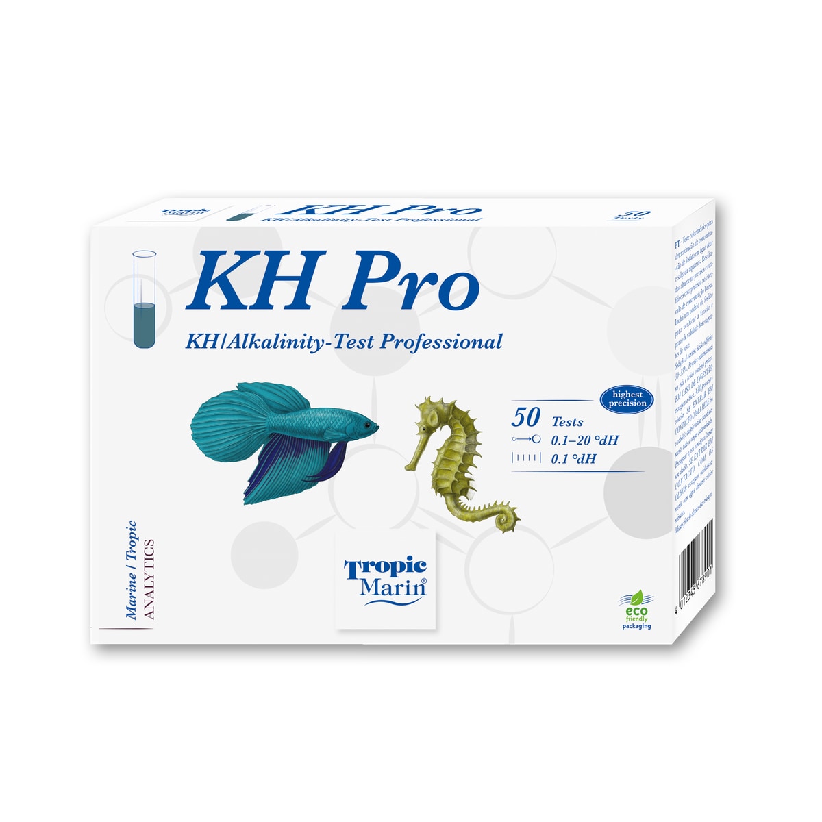 Tropic Marin KH/Alkalinity-Test Professional – Hochpräzise 100 Tests für Süß- & Meerwasser - square product image - tropic-marin-kh-alkalinity-test-square-01.jpeg
