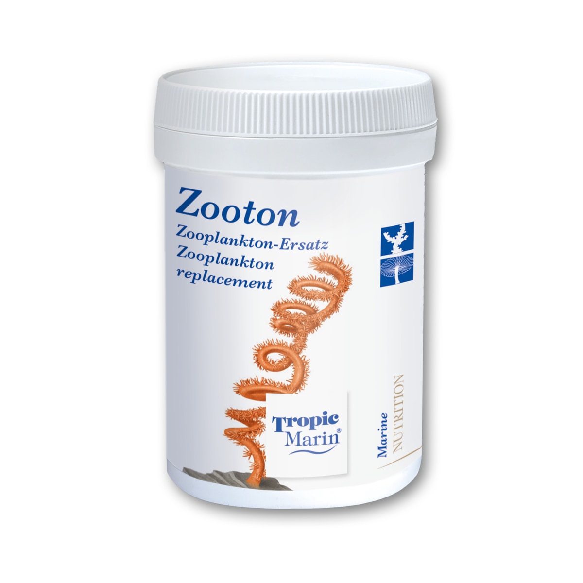 Tropic Marin Zooton Zooplankton-Ersatz – Hochwertiges SPS Korallenfutter & Filterfütterer – 60g / 100ml - square product image - tropic-marin-zooton-zooplankton-ersatz-square-01.jpeg