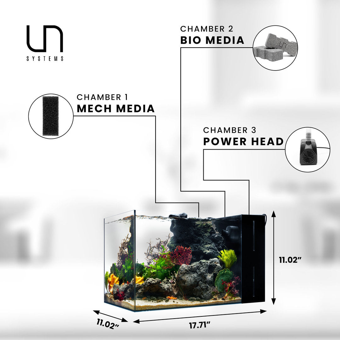 UNS Freshwater AIO Aquarium Komplettsystem von UNS