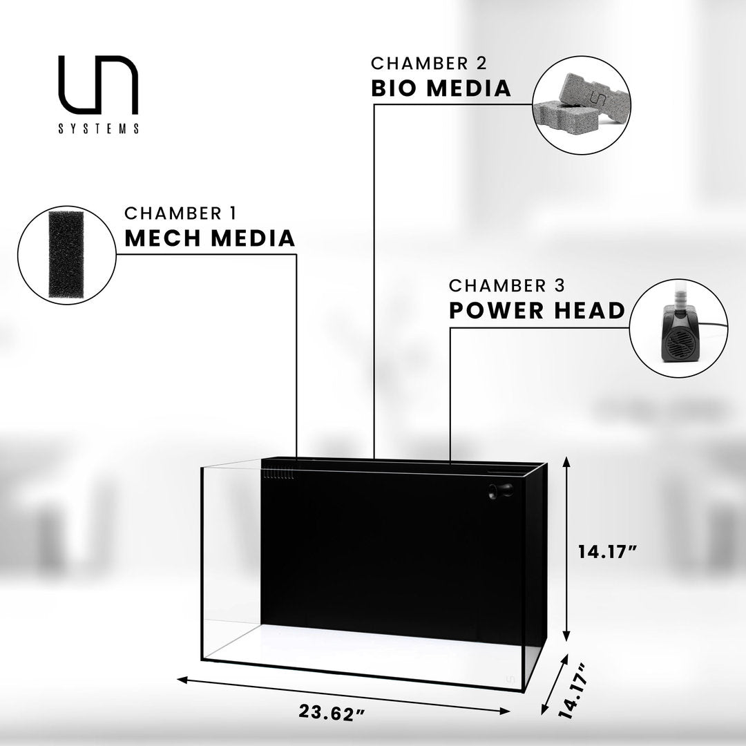 UNS Freshwater AIO Aquarium Komplettsystem von UNS