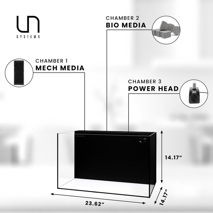 UNS Freshwater AIO Aquarium Komplettsystem von UNS